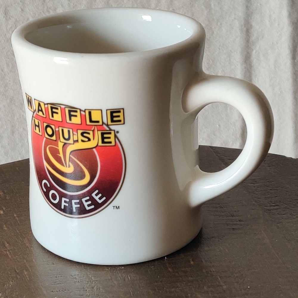 Waffle House Original Logo Coffee Mug Cup by Tuxton Restaurant Ware Ceramic